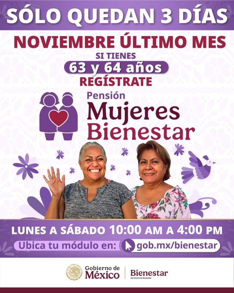 HASTA EL 30 BECA DE MUJERES BIENESTAR 1 1bd79899 f7d3 4c7c 8dd4 2ccb1b66319b